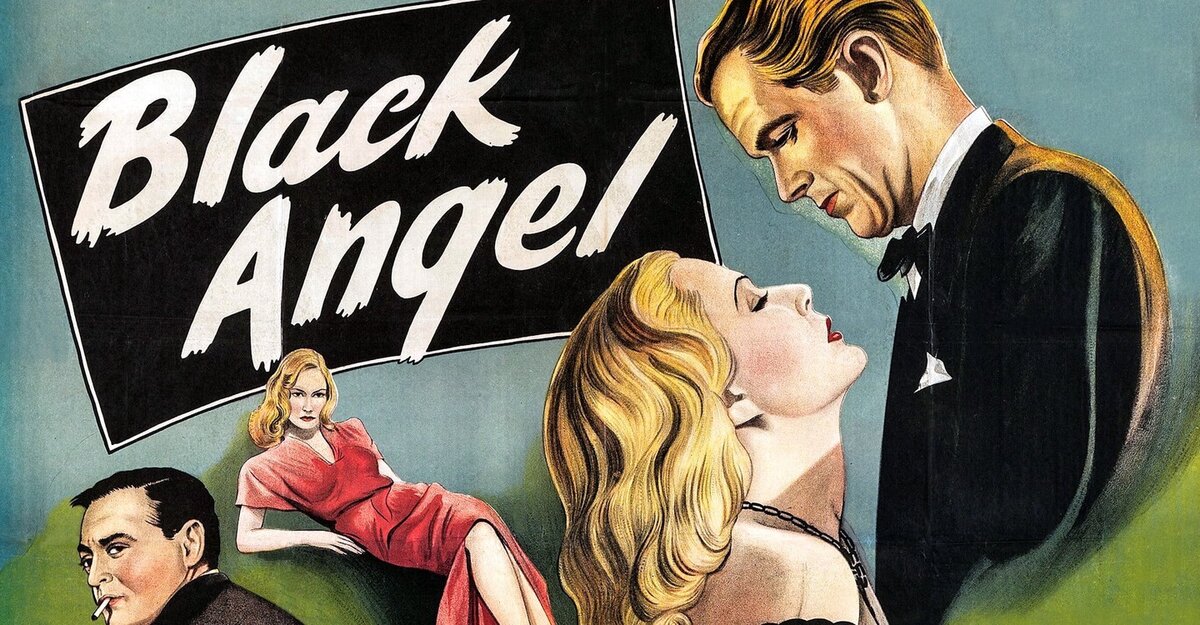 " Черный ангел". Постер.