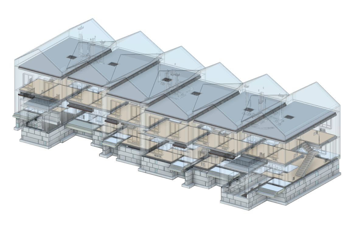 Доброград – город настоящего: таунхаусы Bim | ВЕРСТА Архитектурное бюро Bim  | Дзен