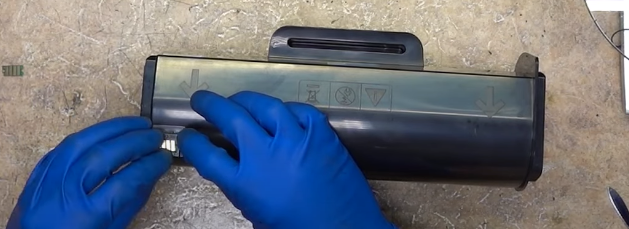 Закрываем каретку