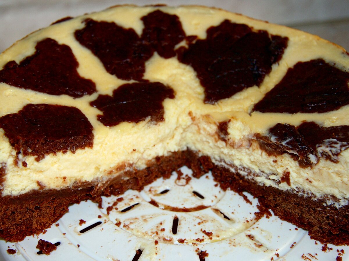 Пирог творожный «Коровка Буренка» — рецепт с фото пошагово