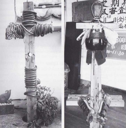 Бо-макивары из Бунбукан додзё