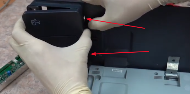 Расположение винта на противоположной стороне