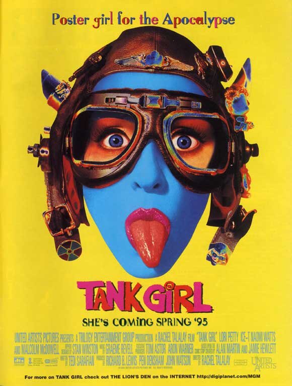 Постер к фильму «Танкистка (Tank Girl)» 1995 года