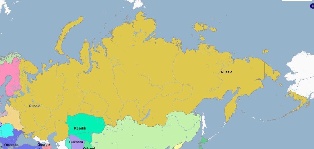 Карта россии 1790 года с городами