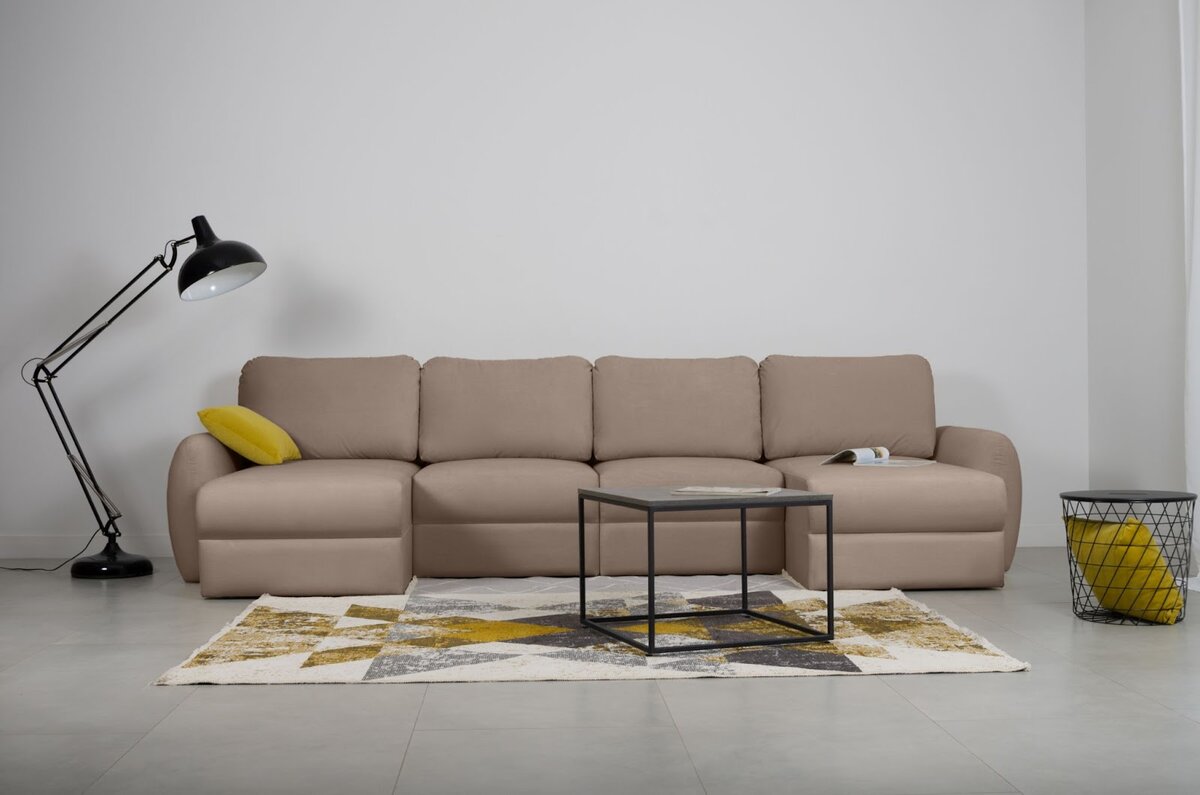 Модульный диван Полан-5 Velvet Beige 