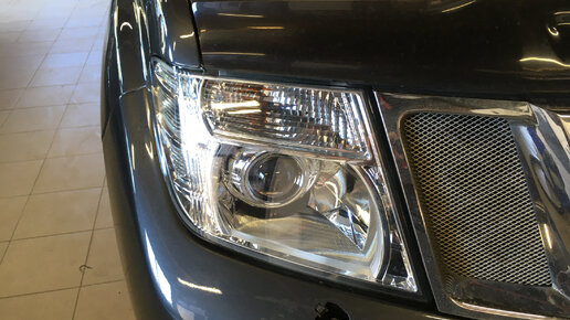 Дефлектор капота VIP-Tuning для Nissan Pathfinder (2014-2021) № NS58VT
