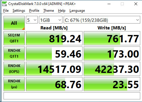 1Tb KingSpec M2 SSD