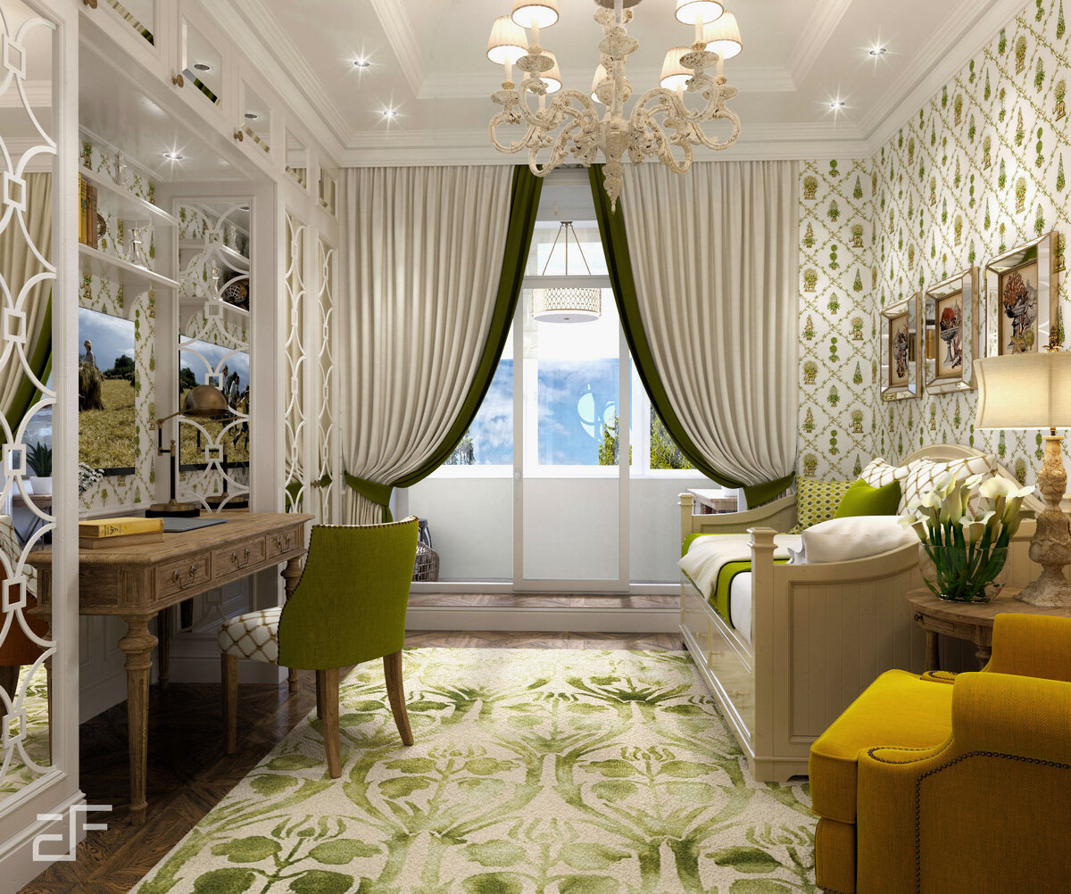 Дизайн интерьера детской в неоклассическом стиле