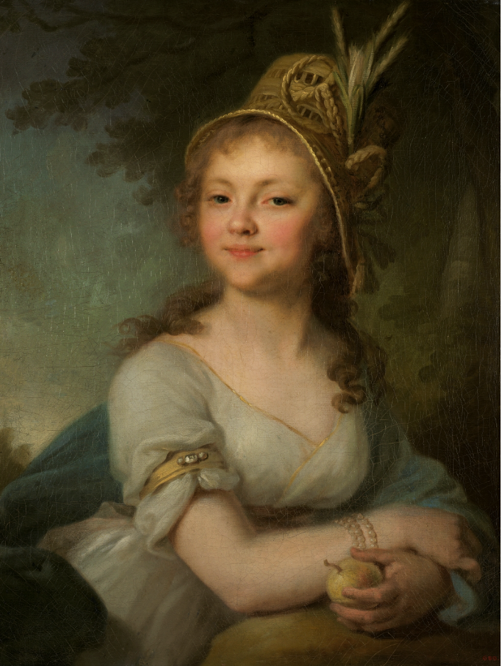 Боровиковский В. Л. Портрет Е. Н. Арсеньевой. Середина 1790-х. Русский музей Источник: https://rusmuseumvrm.ru/data/collections/painting/18_19/zh_5017/index.php