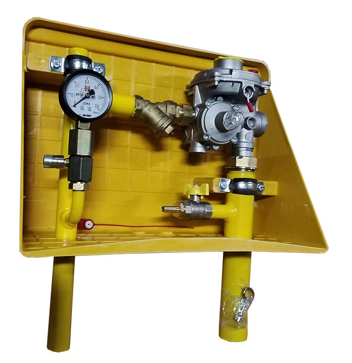 Домовый газорегуляторный пункт ДРП  предназначен для снижения давления распределяемого газа с высокого и  среднего до низкого давления, необходимого для работы бытовых газовых  приборов.-2
