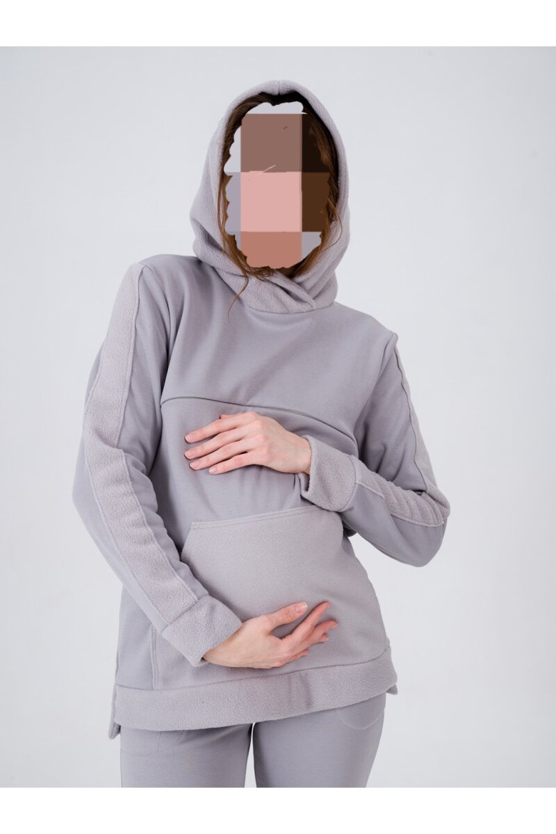 Толстовка с капюшоном-худи из премиального 95% хлопка с флисом "барашек". Доступны размеры от 42 до 54/56. 