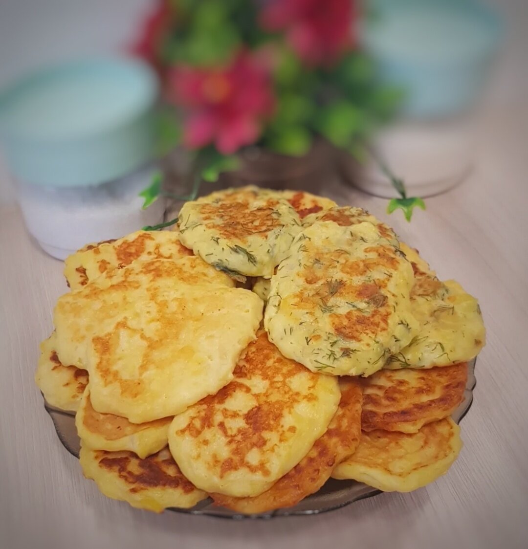 Картофельные оладьи из пюре