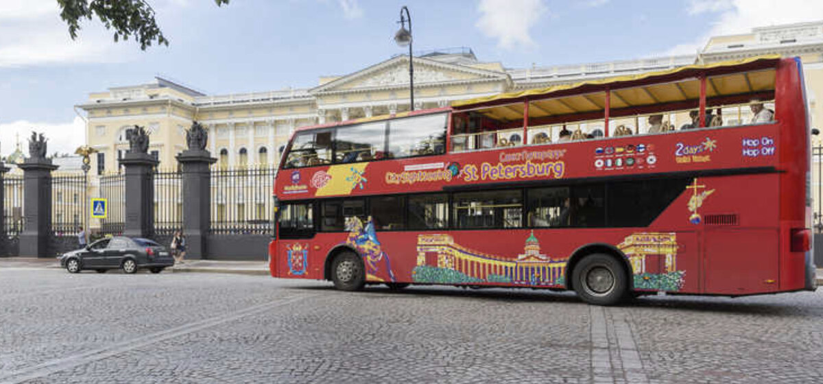 Питер автобус двухэтажный экскурсии City Sightseeing