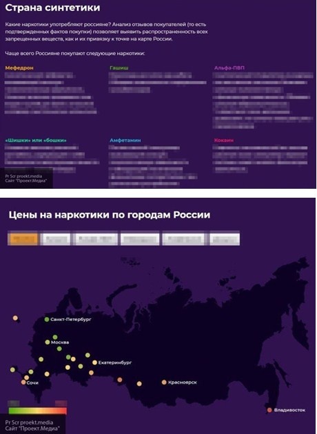 Скрины с сайта "Проекта"