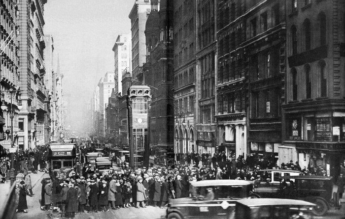 Нью-Йорк 1920 г. 