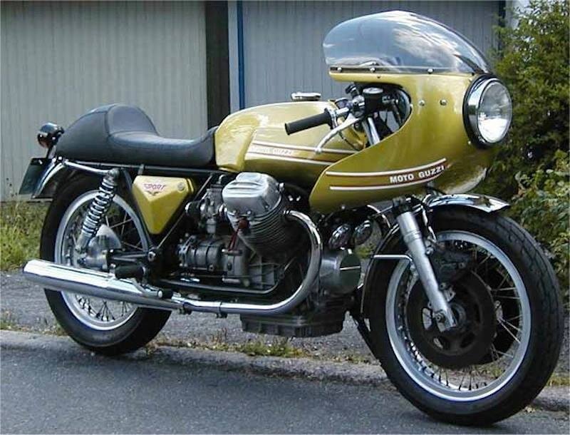 Guzzi v7 sport с ветрозащитой