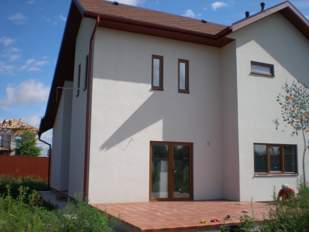 Внешняя отделка под камень