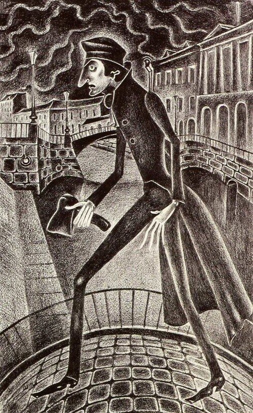 Михаил Шемякин. Сон Раскольникова. 1964