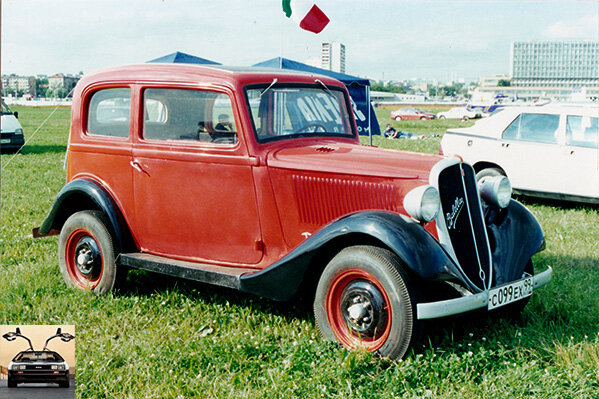 На моем фото: Fiat 508 Balilla на "Экзотике" (Тушино, Москва) 