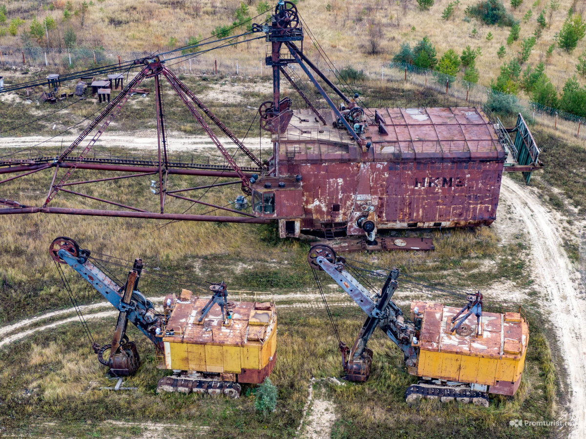 Ржавые гиганты ушедшей эпохи. Их вес 700 тонн, а в ковш поместится автомобиль ?⛓?