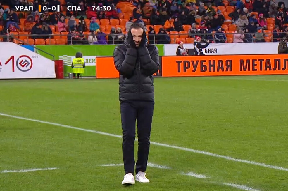 Доменико Тедеско. Скриншот трансляции