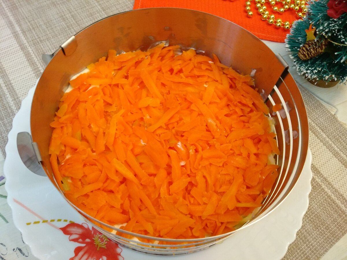 Салат детям морковь на терке