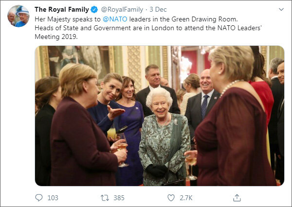 Из твиттера The Royal Family (https://twitter.com/RoyalFamily)