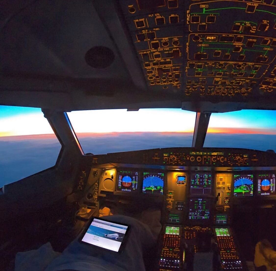 Кабина самолета. Фото из интернета