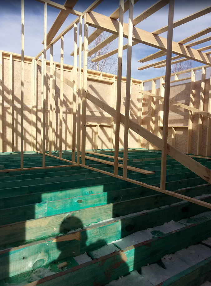 обвязка, и перегородки