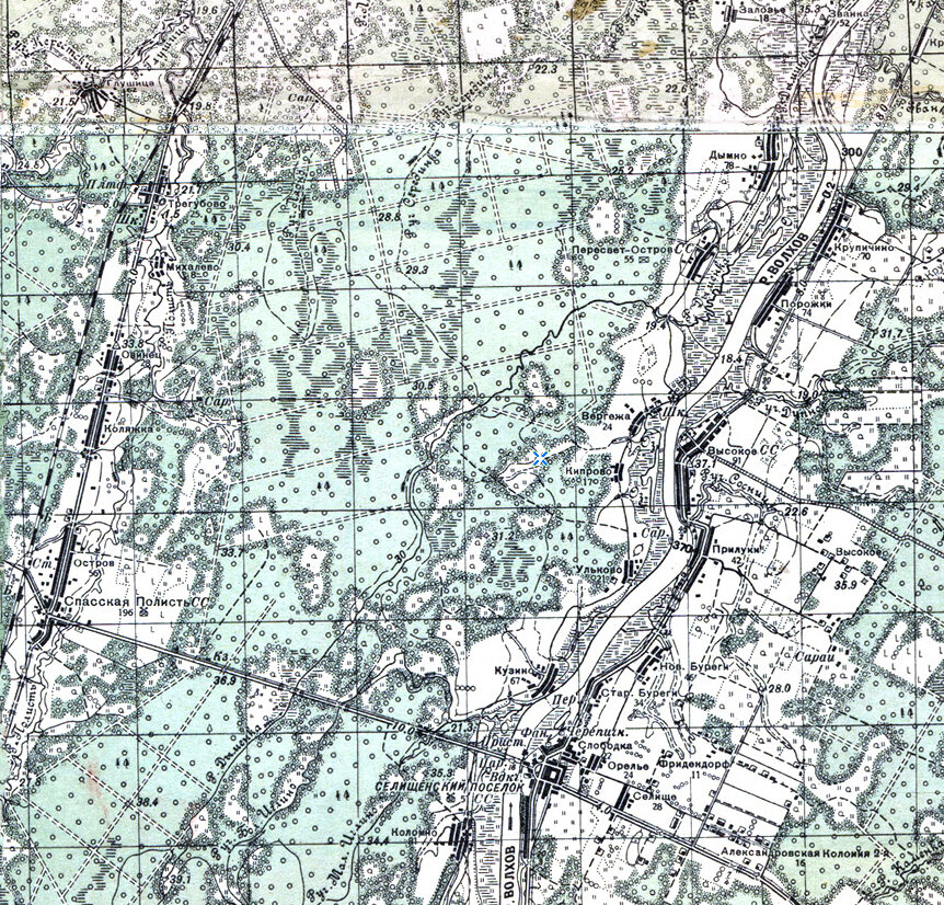 Карта метности 1941 года (можно увеличить)