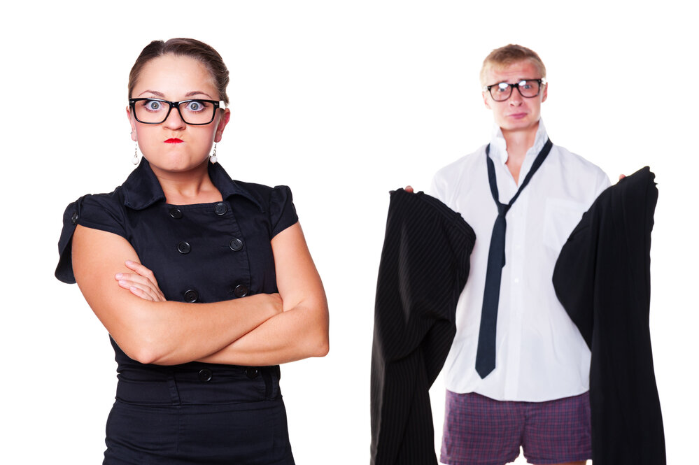 Женщина с крепко поджатыми губами. Фото: ru.depositphotos.com