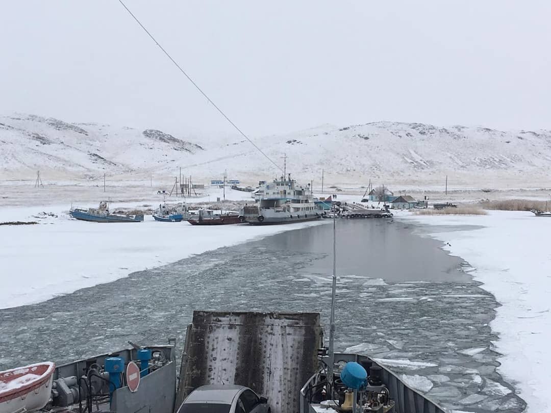 Строительство моста через бухтарминское водохранилище