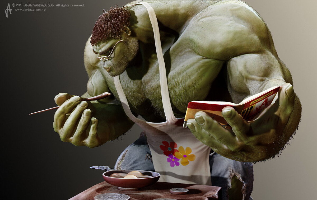 Халк подходит к теме, он химик, пусть и от Марвела)