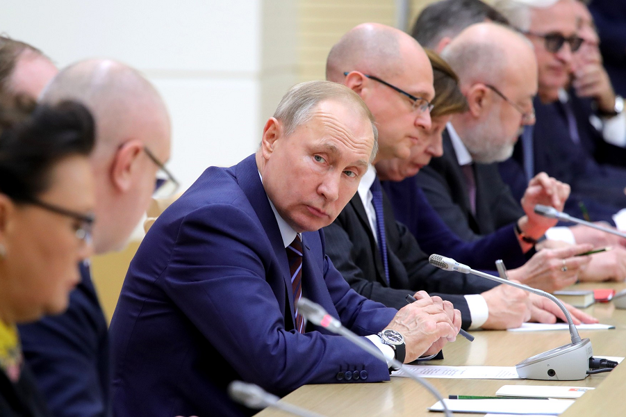 Встреча с членами рабочей группы по подготовке предложений о внесении поправок в Конституцию, 16.01.20, Ново-Огарево
