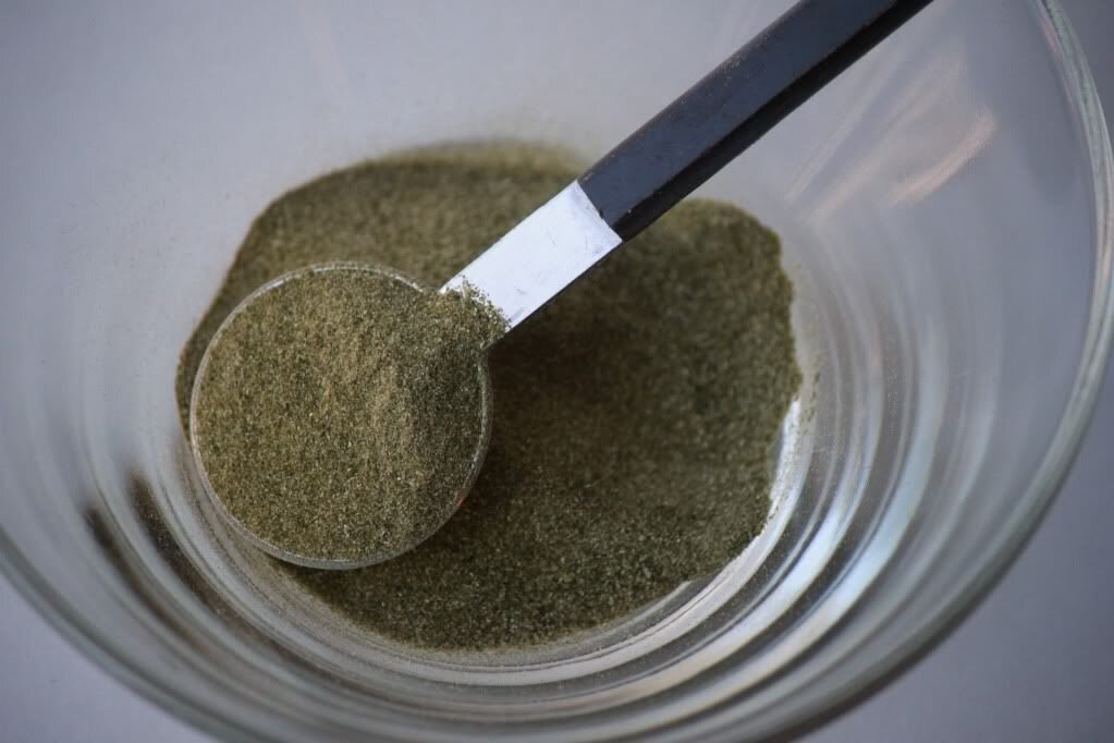 Измельченная в кофемолке ламинария. Фото из открытых источников