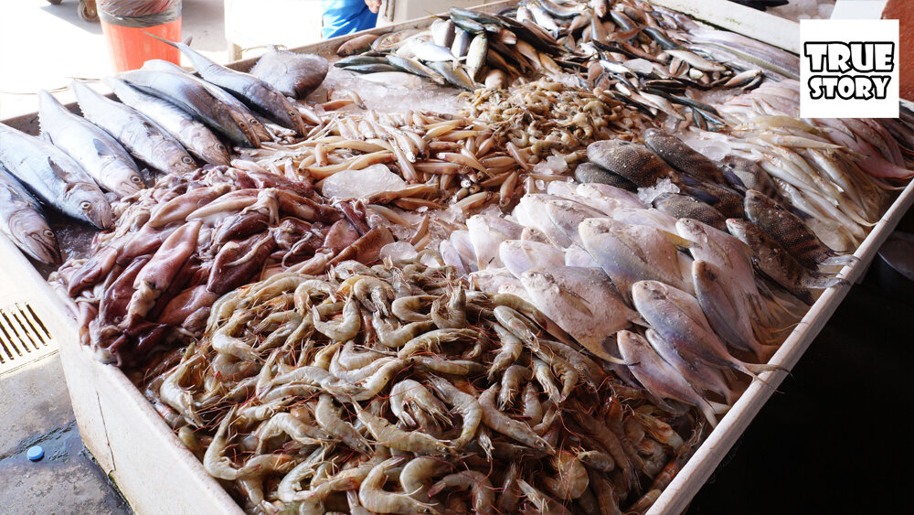 ОАЭ - Зашли на рыбный рынок в Эмиратах. Сколько стоят морепродукты, которые в России считаются деликатесами? (отзыв)