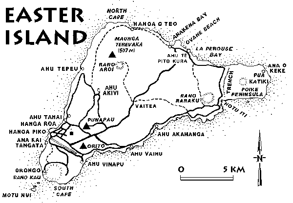 Остров пасхи карта