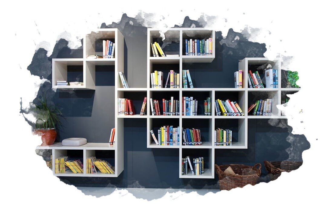 Подвесные полки для книг