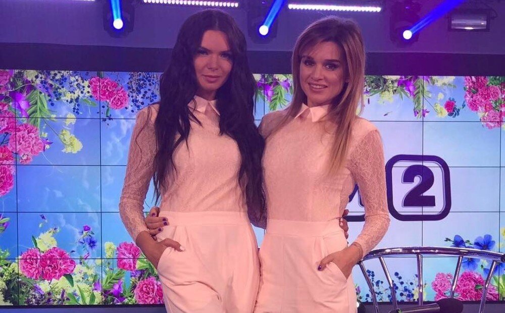 Катя с Ксенией Бородиной