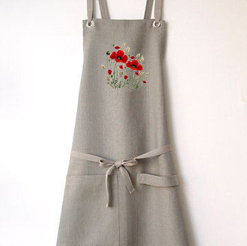 Вышивка на фартуке