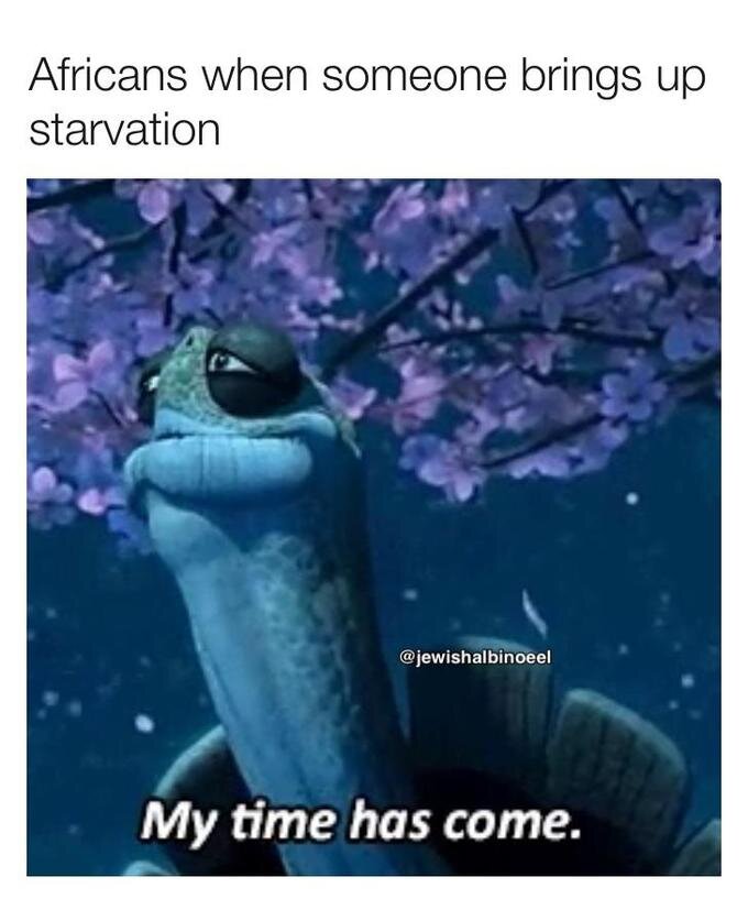 Африкацы, когда кто-то заводит разговор о голодании.