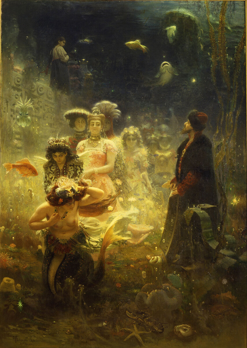 Репин «Садко», 1876 
