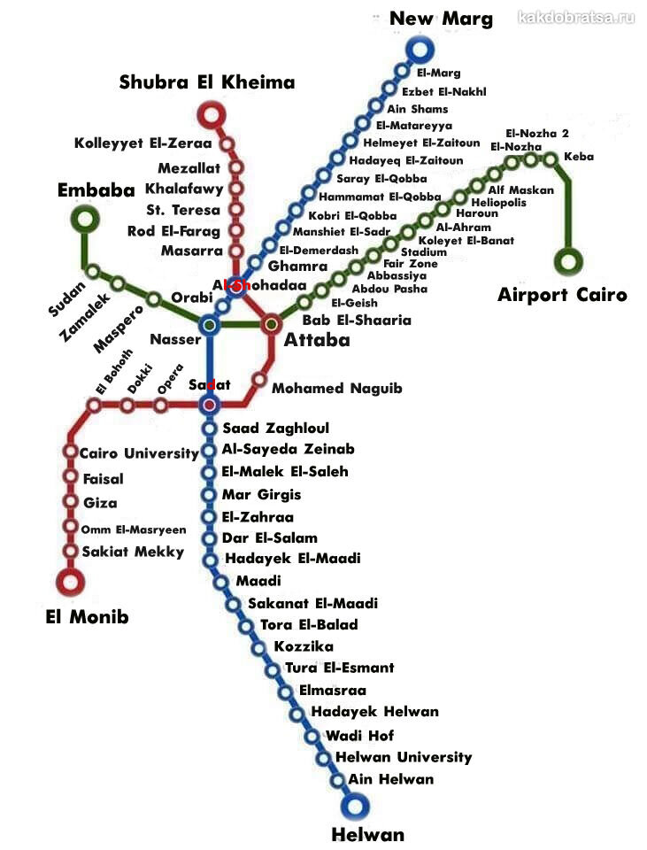 Каирский аэропорт схема
