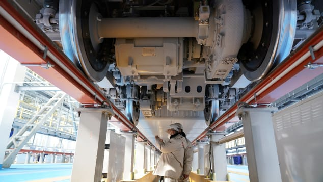  Тормозная система новейшего сверхскоростного поезда Китая была разработана, чтобы выдерживать экстремально низкие температуры.