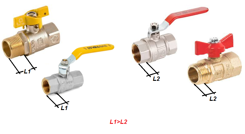 Отличия шарового крана для воды и для газа