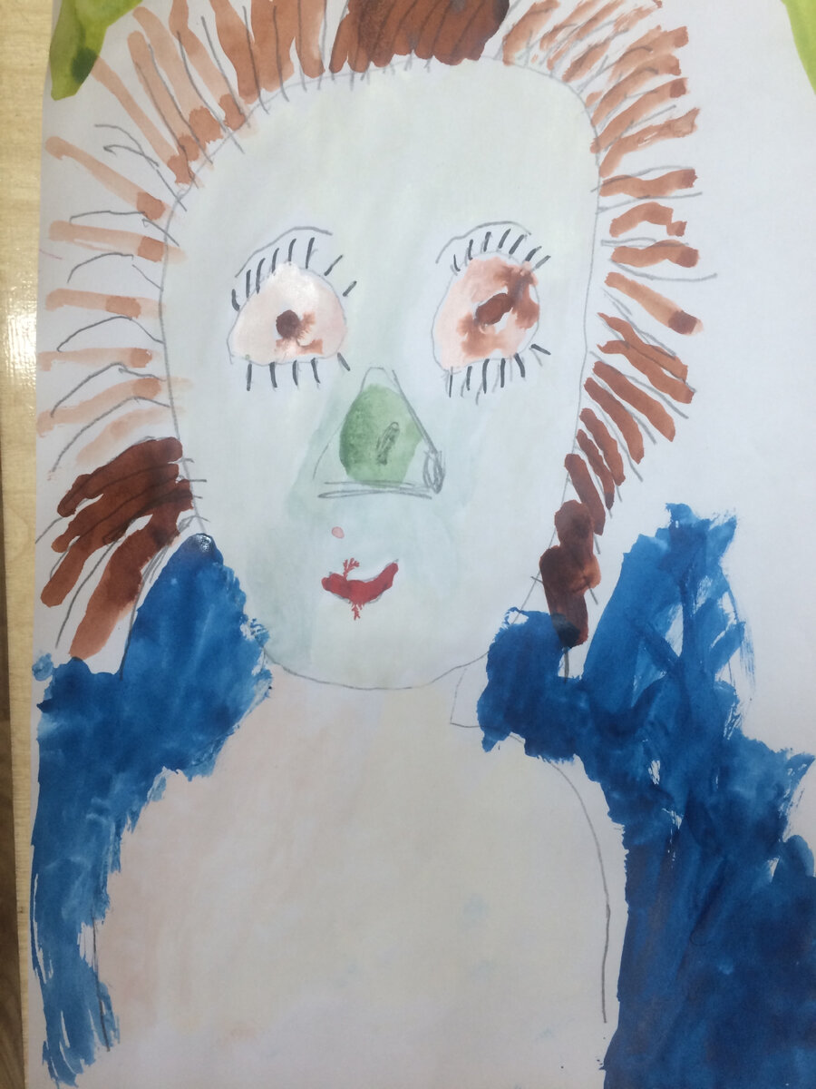 Мой портрет кисти  младшего сына)