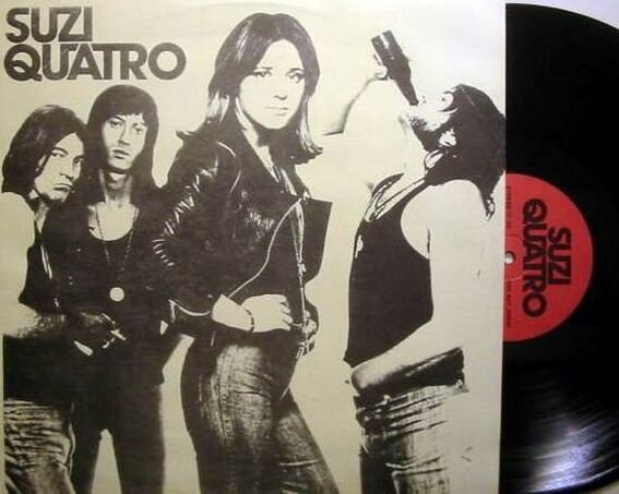 Российский выпуск альбома "Suzi Quatro" 1973 г., лейбл "AnTrop", 1994 г.