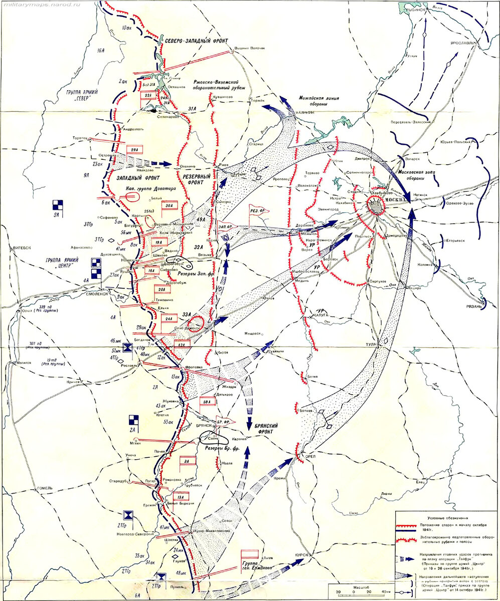 План наступления на москву 1941