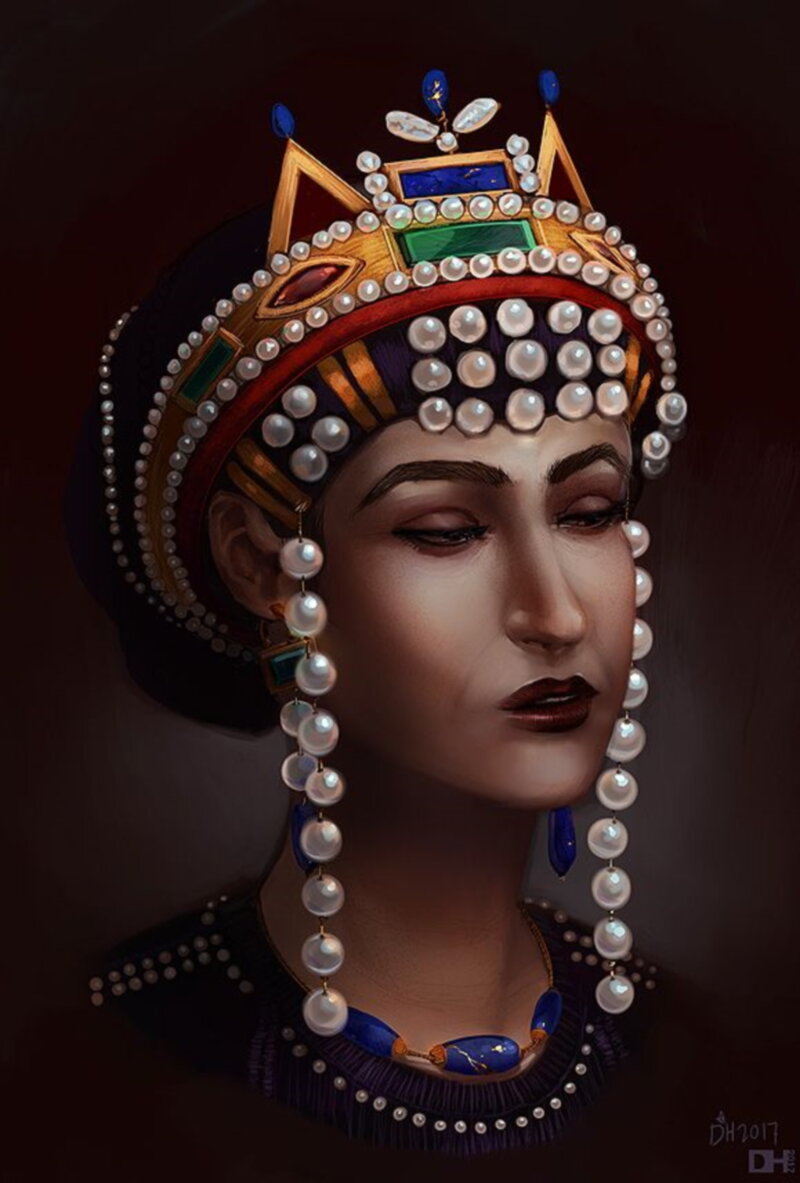 Образ императрицы Феодоры в представлении современного художника / © D*H / deviantart.com/xxdhxx
