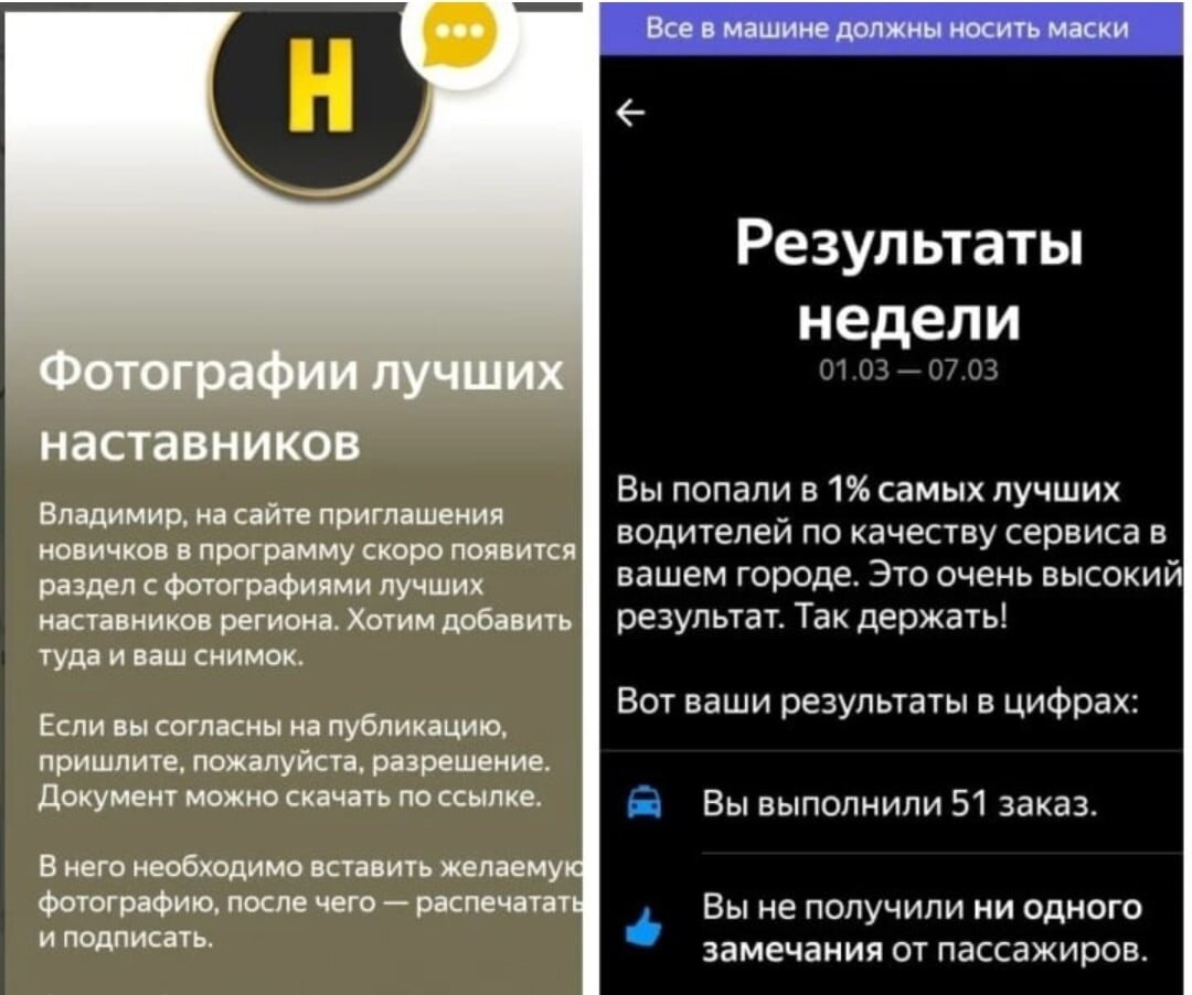 Подтверждение статуса Владимира в системе